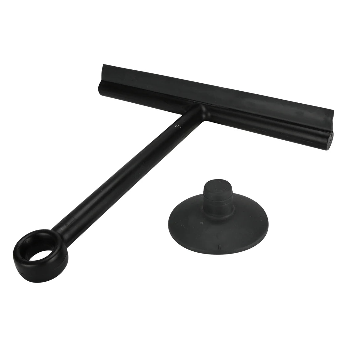 Wisser met zuignap 22 cm zwart