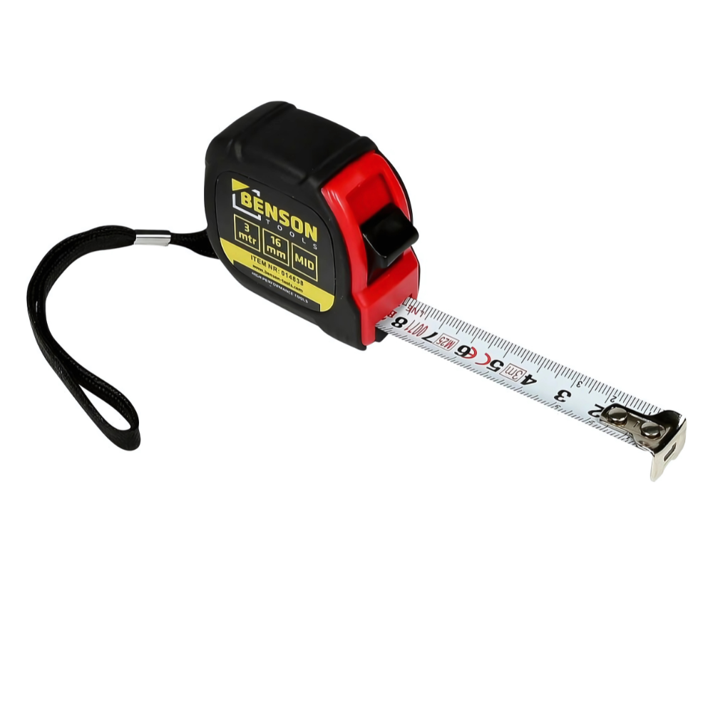 Rolbandmaat - 3 meter x 16 mm MID