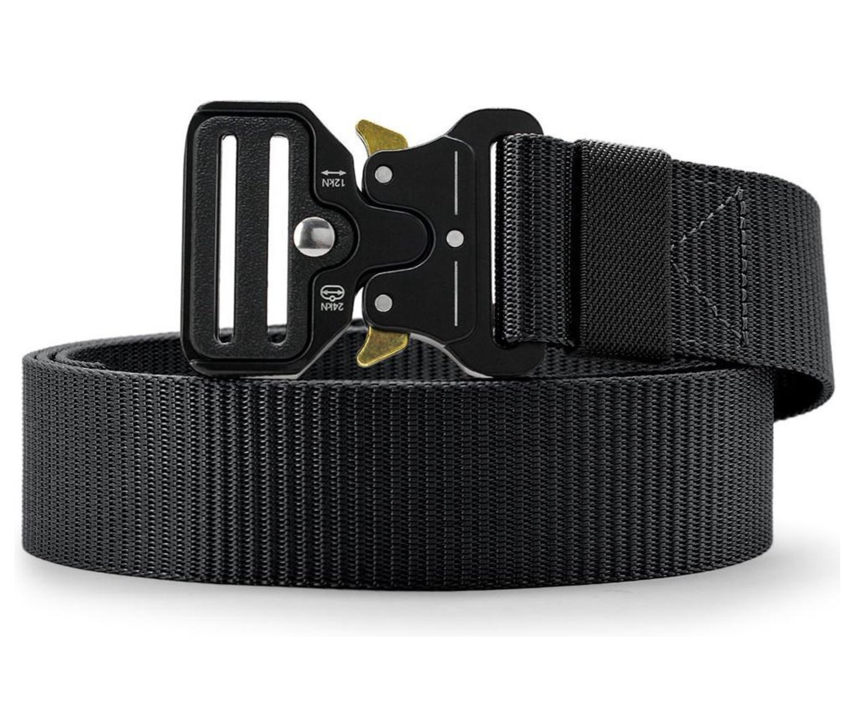 Alta-X - Tactical Belt - Werkriem - Veiligheidsriem - Heup Riem - Quick Release - 125 CM - Verstelbaar - Zwart - klik riem