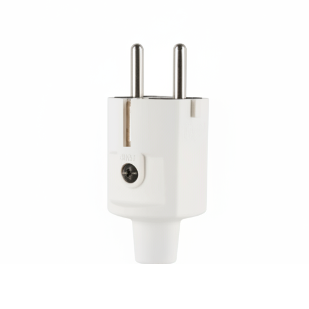PVC  stekker + RA wit