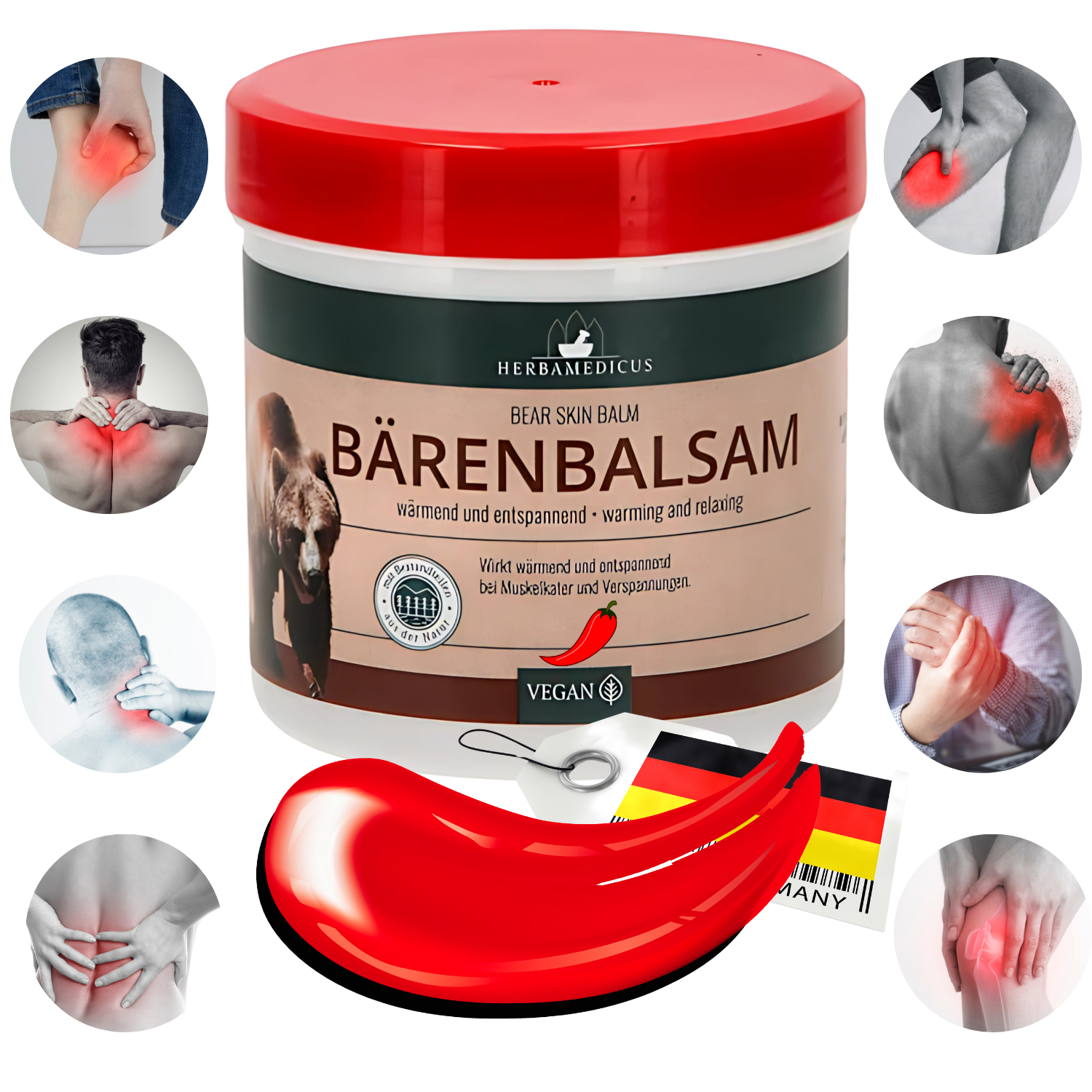 Berenbalsem Herbamedicus 250ml Spieren & Gewrichten NIEUW!