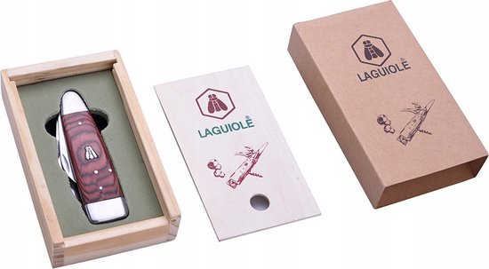 Laguiole  - Zakmes 5-FUNCTIE - 5-in-1 Opvouwbaar