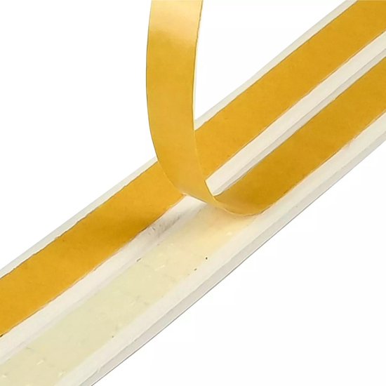 Tochtstrip rubber D-profiel 2 x 3 m wit