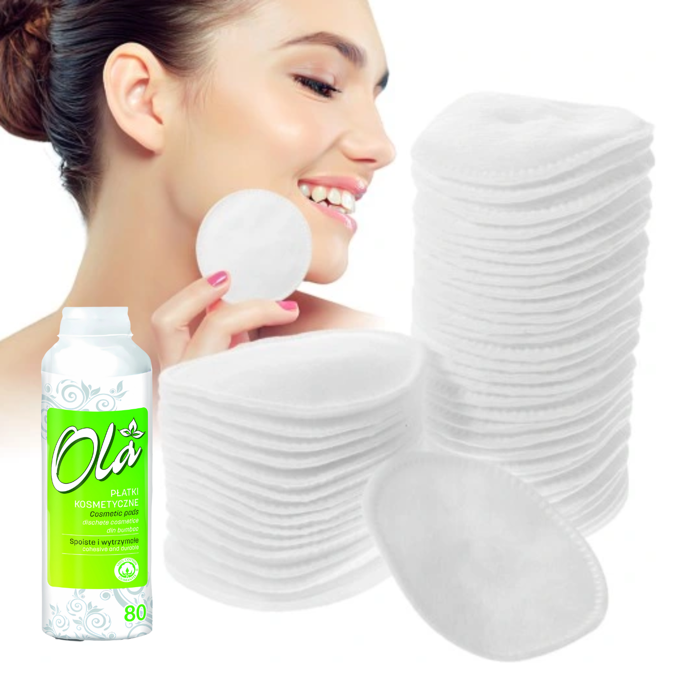 Ola cosmetische pads 80 stuks