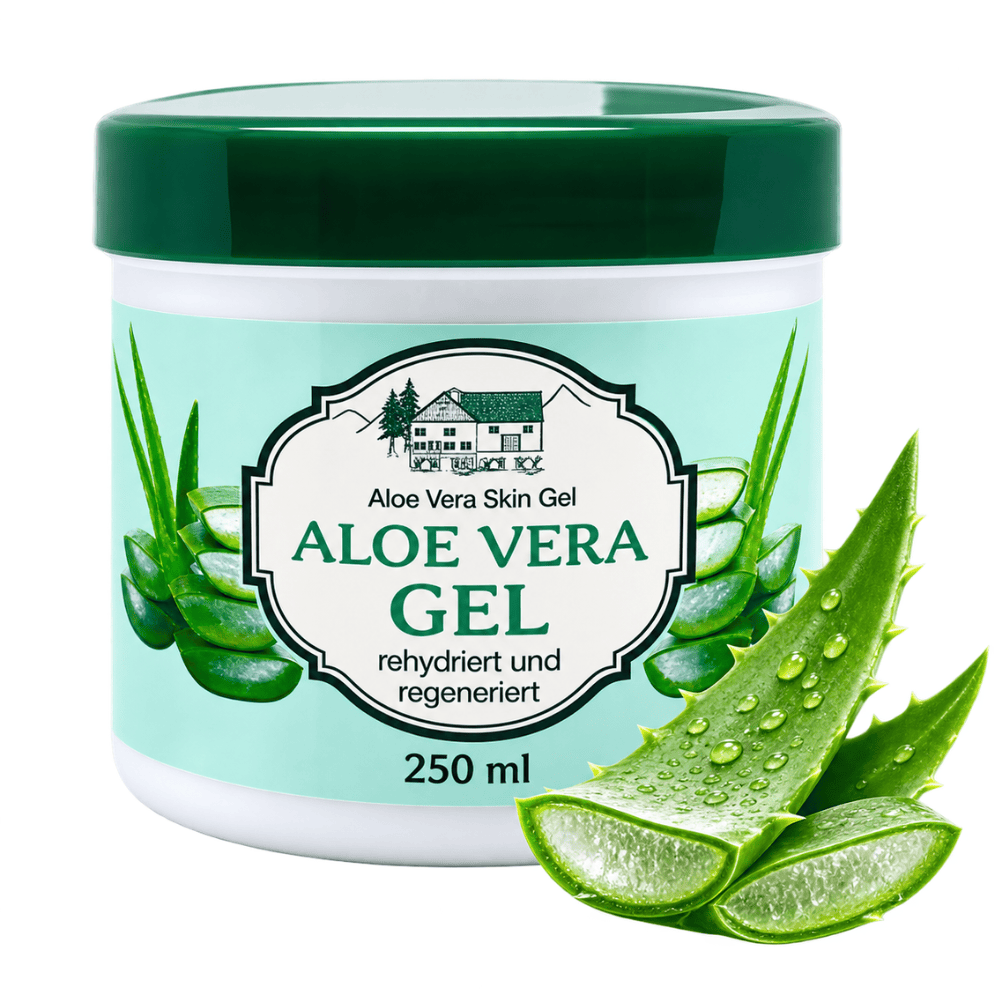 Aloë Vera Gel 250 ml – 98% Aloë Vera | Hydraterend & Verkoelend | Pullach Hof