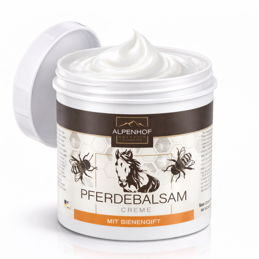 Alpenhof Paardenbalsemcrème met Bijengif (250 ml) NIEUW!