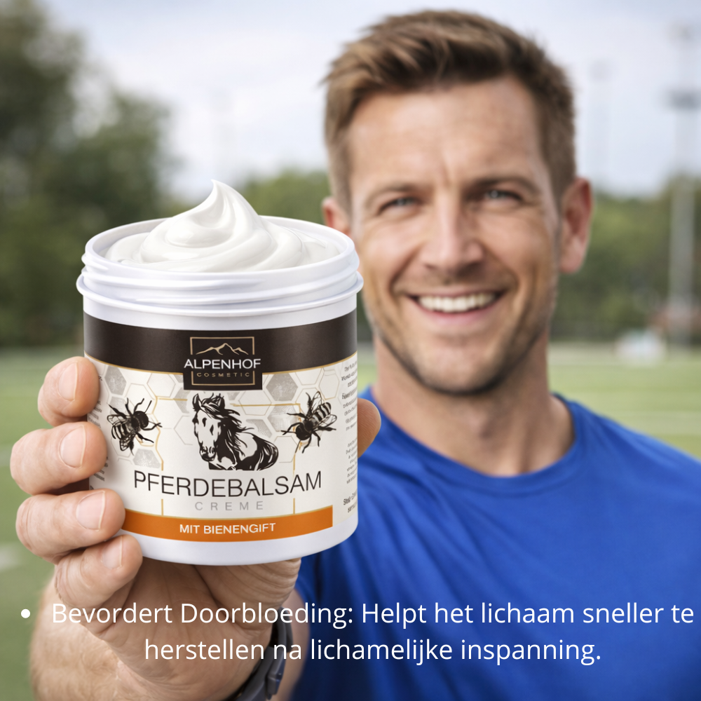 Alpenhof Paardenbalsemcrème met Bijengif (250 ml) NIEUW!