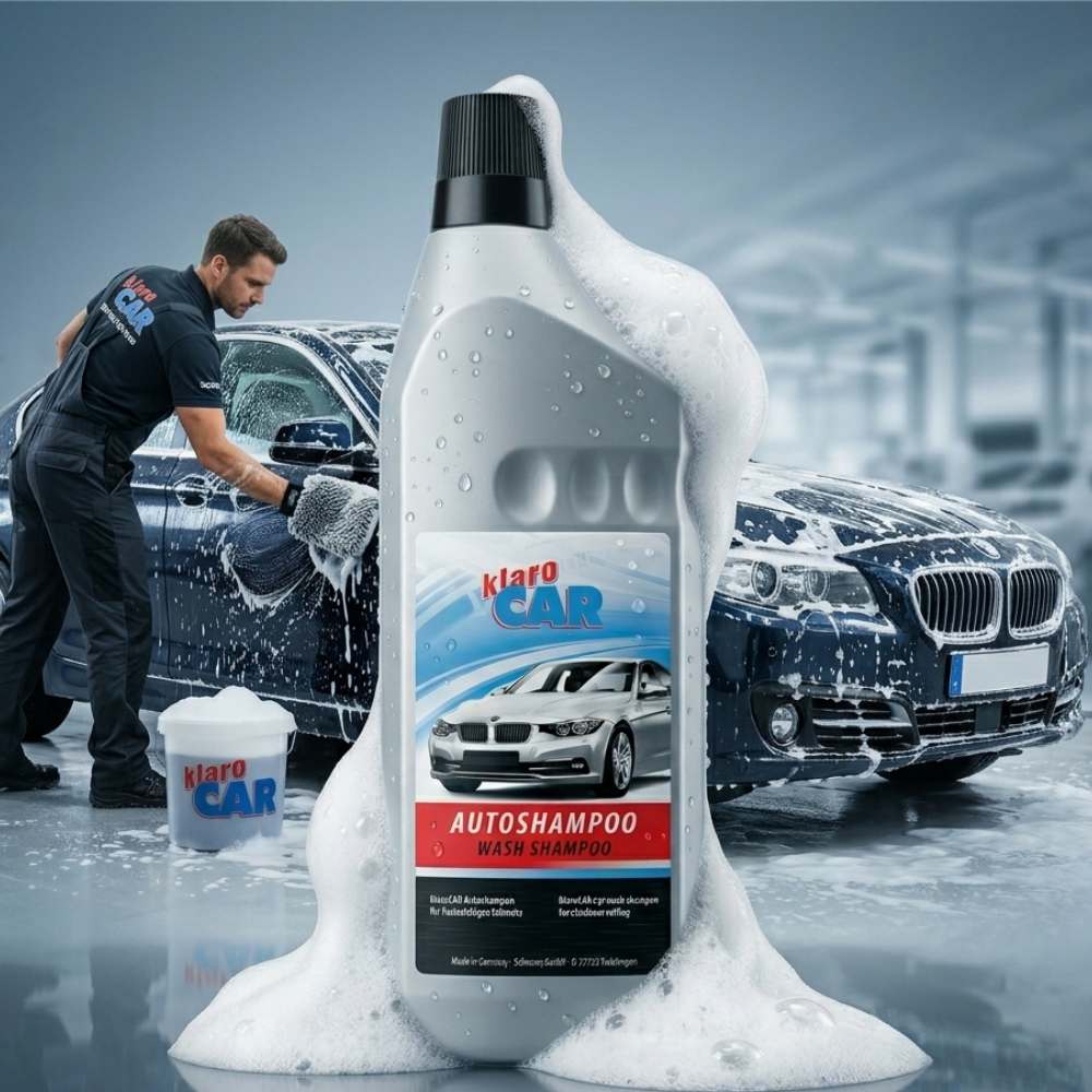 Klaro Car Auto shampoo Wash & Wax 1000 ml.