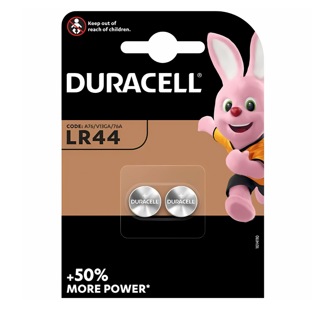 LR44 Duracell batterij - 2 stuks