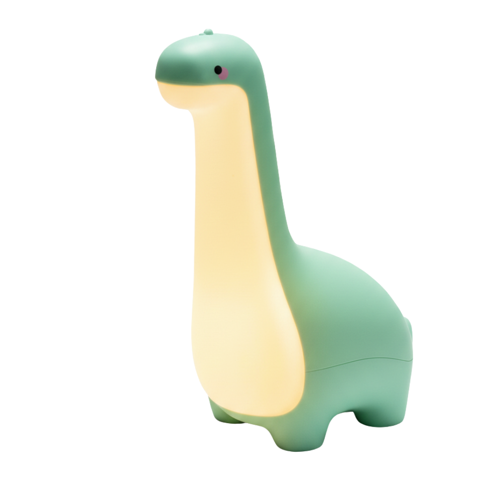 Baby Dinosaurus Nachtlampje – Groen - Oplaadbare LED Lamp – Leuke Slaapkamerdecoratie