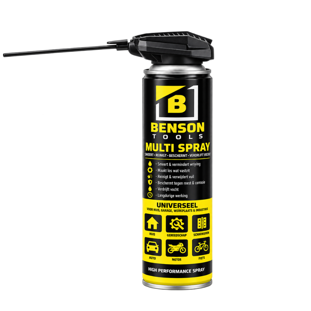 Multi Spray Universeel 2-Way Spraykop – Smeert, Reinigt & Beschermt | Anti-Roest