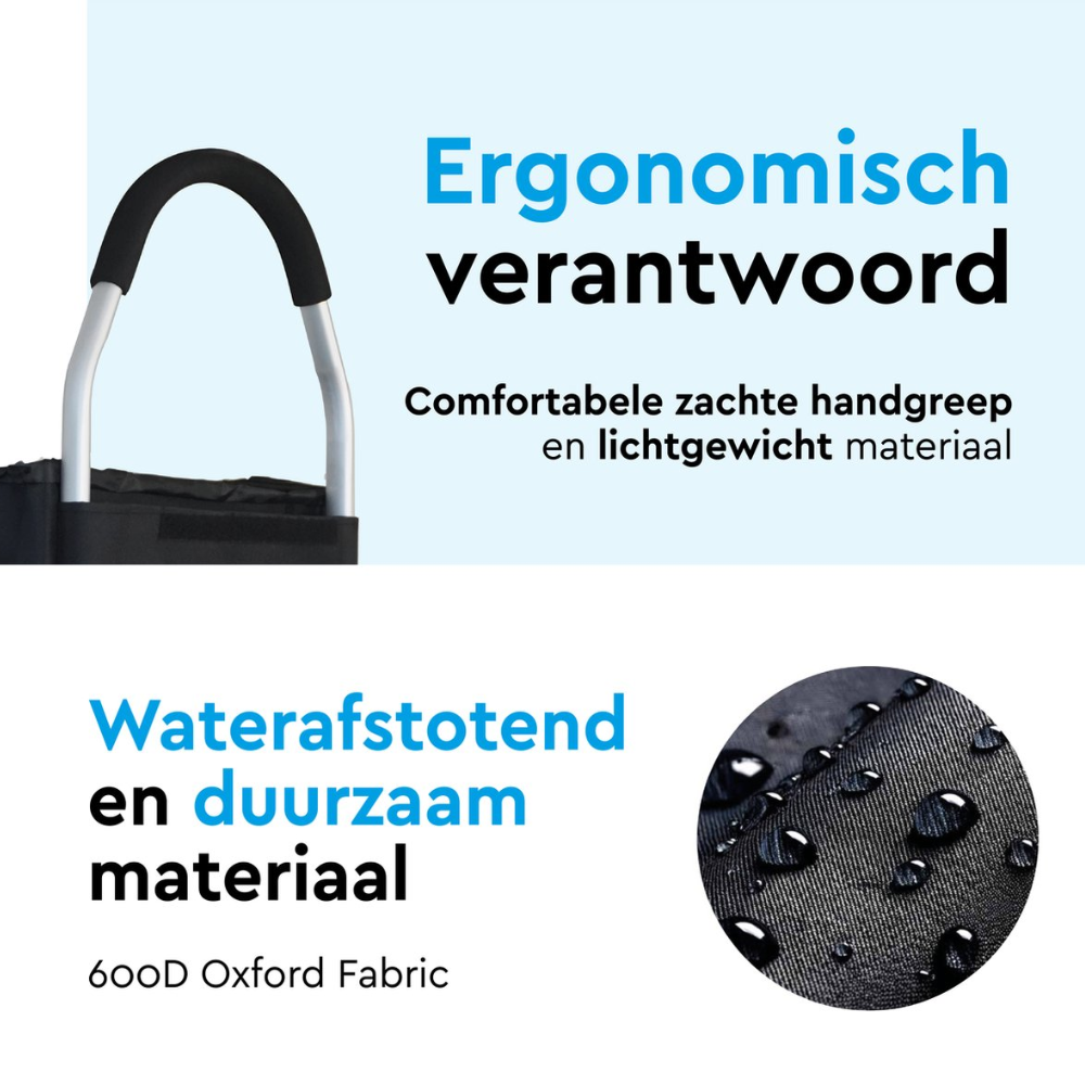 Boodschappentrolley van Royalty Rolls 3 kleuren