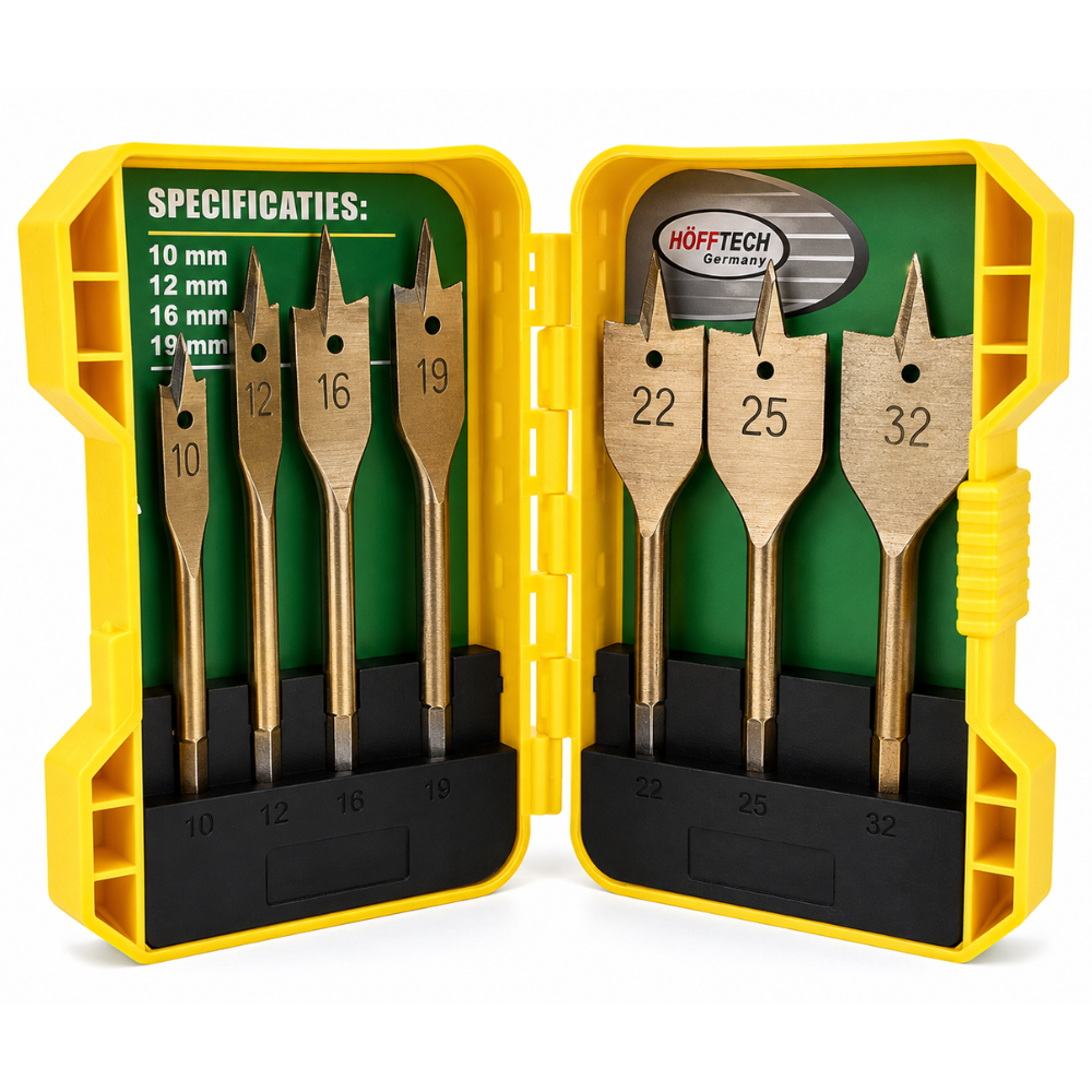 Titanium Speedborenset 7-delig – 10 t/m 32 mm | Hout, Spaanplaat & Multiplex