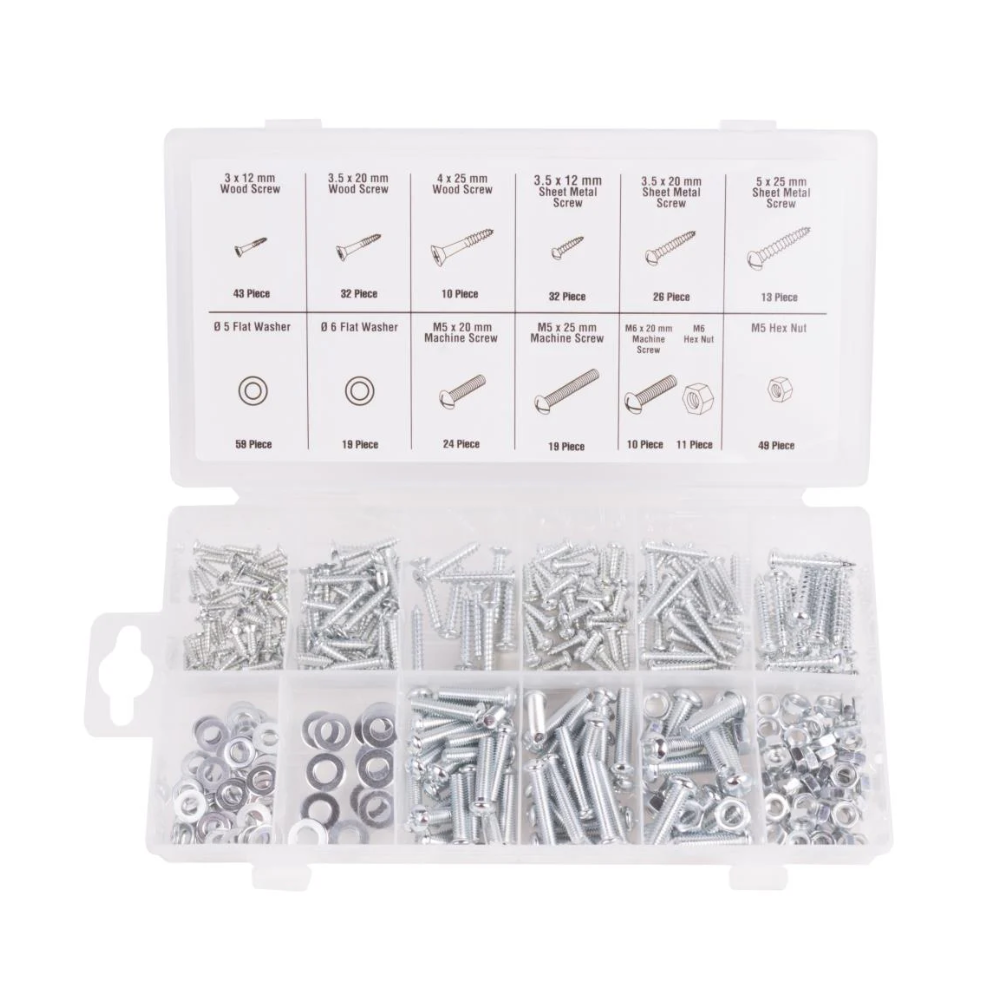 Bout en moer assorti 347 dlg