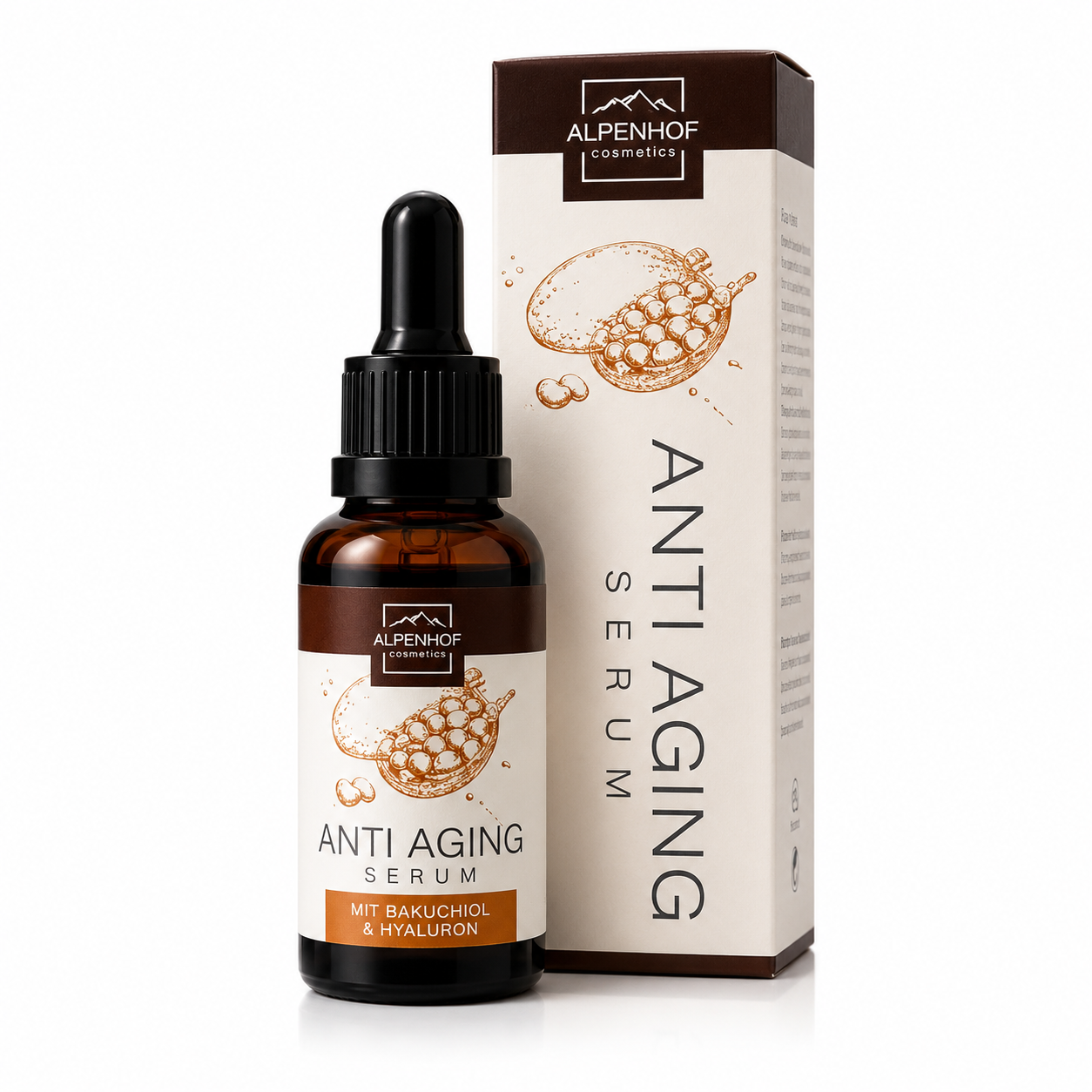 Alpenhof Anti-Aging Serum 30 ml – Met Baobab Extract – Voor Rijpe en Gedehydrateerde Huid