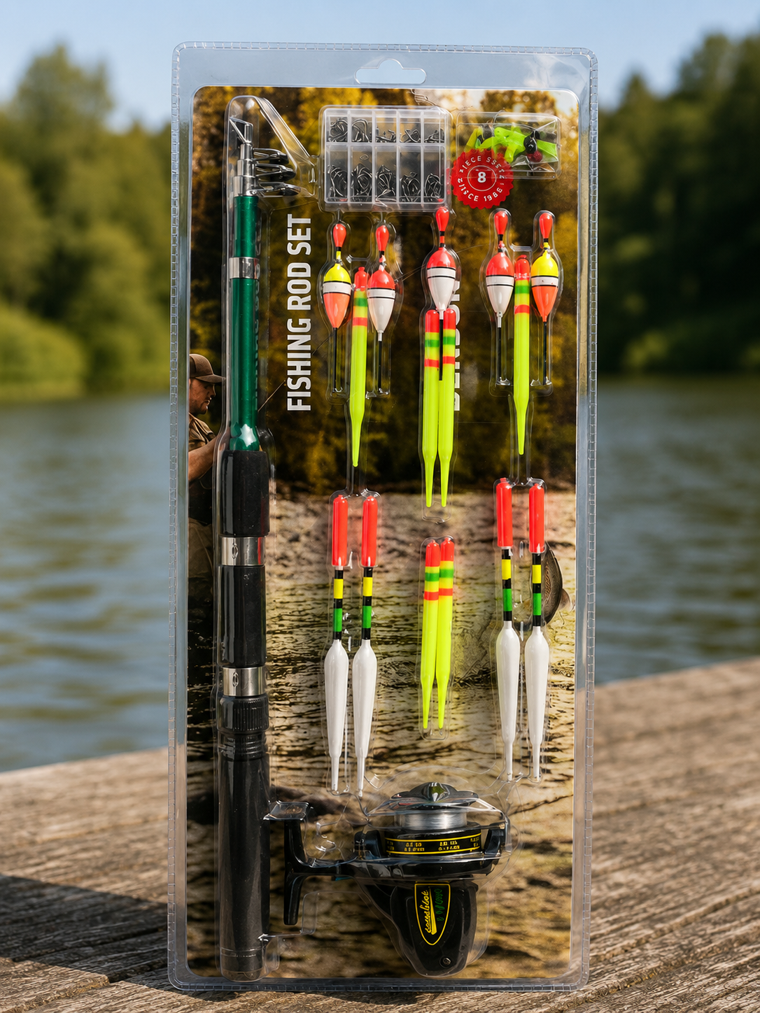 Vishengel Set 114-delig – Complete Startersset met Accessoires