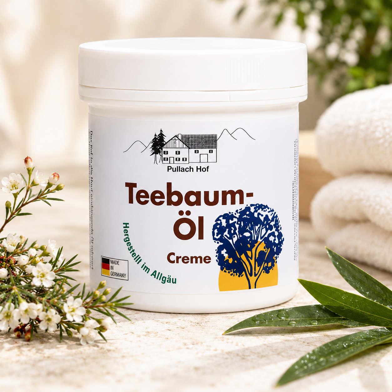 Tea-Tree-Oil creme 250 ml Teebaum - olie - Pullach Hof