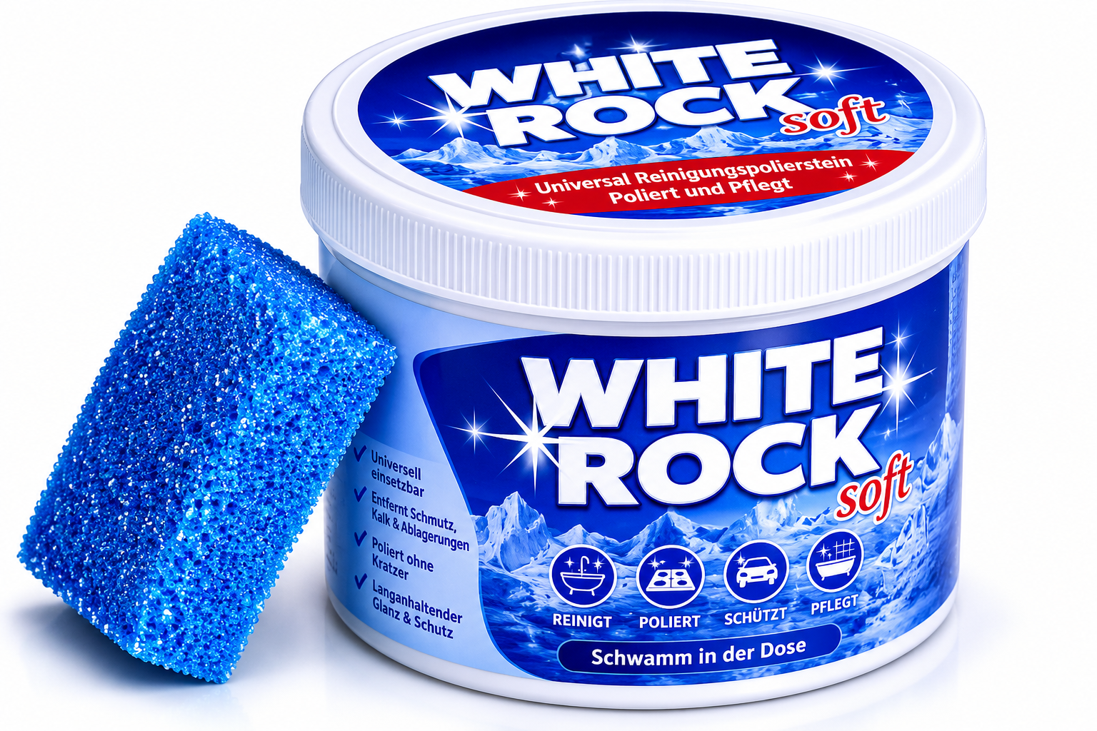 Poetssteen - Witte steen - White Rock 400 gr.