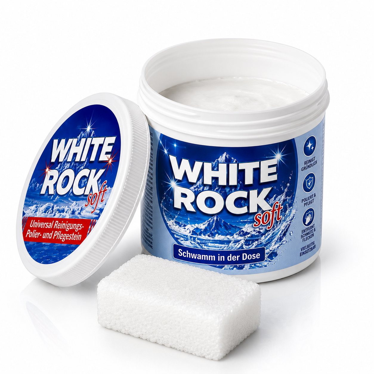 Poetssteen - Witte steen - White Rock 400 gr.