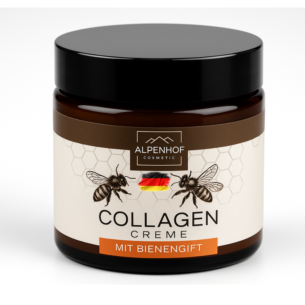 Collageencrème met bijengif 100ml - Alpenhof - Gezicht crème