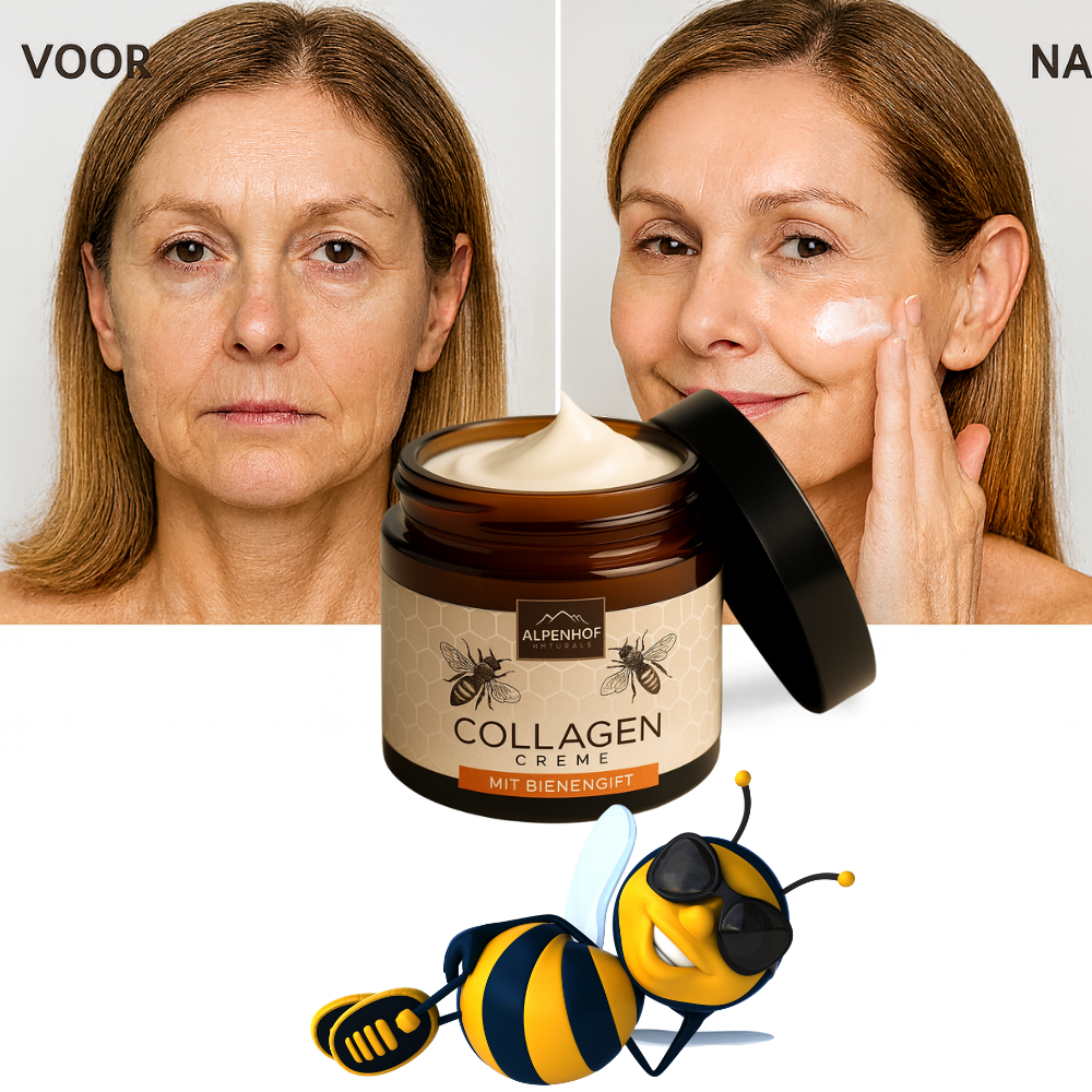 Collageencrème met bijengif 100ml - Alpenhof - Gezicht crème