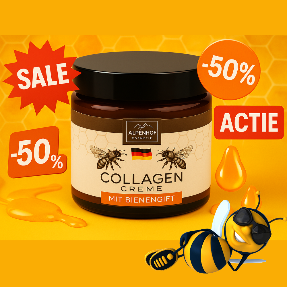 Collageencrème met bijengif 100ml - Alpenhof - Gezicht crème
