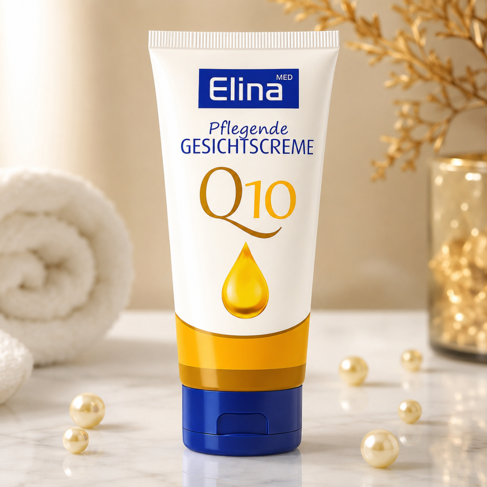 Elina Q10 Gezichtscrème 75 ml | Hydraterende Dagcrème in Tube