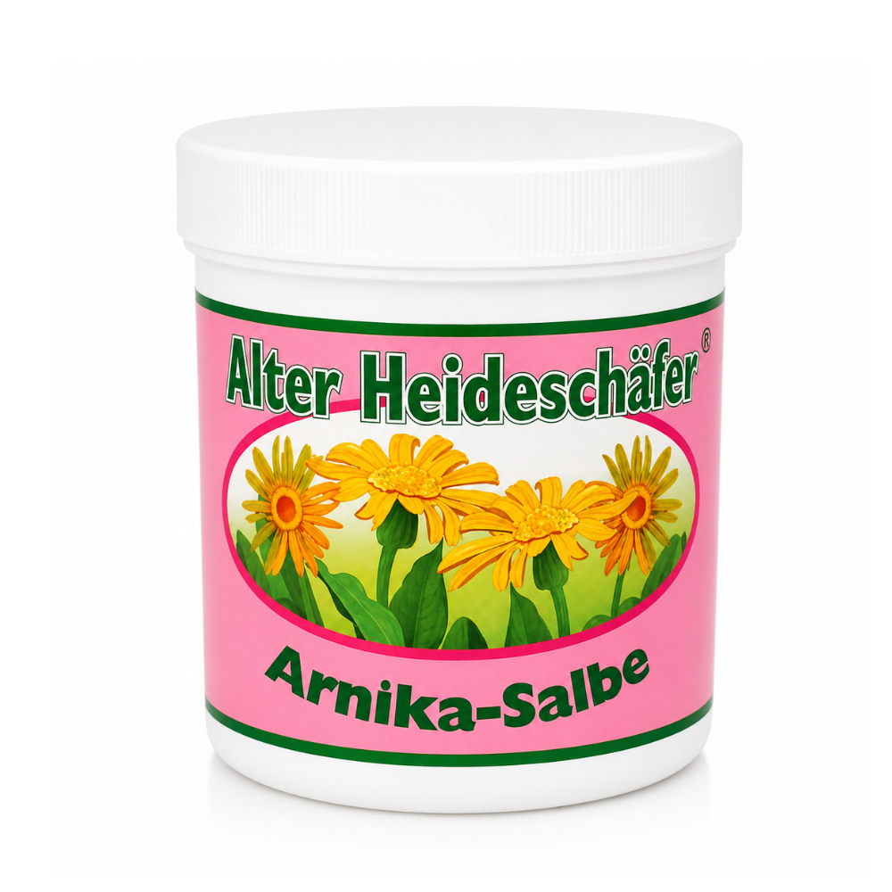 Heideschäfer Arnica Crème – 100 ml – Verzorgende Crème in Pot – Hydraterende Huidcrème voor Dagelijks Gebruik