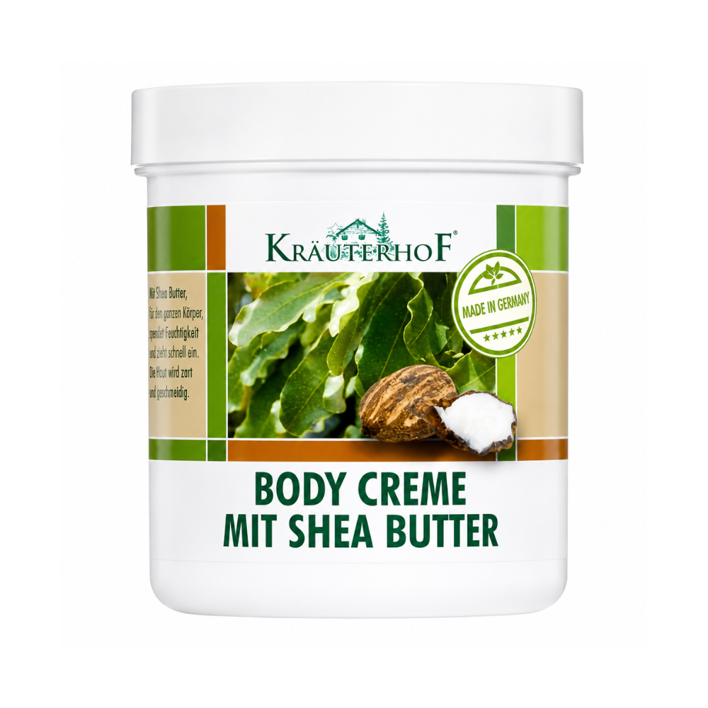 Kräuterhof Crème met Sheaboter 100 ml – Hydraterende Huidcrème met Sheaboter – Made in Germany