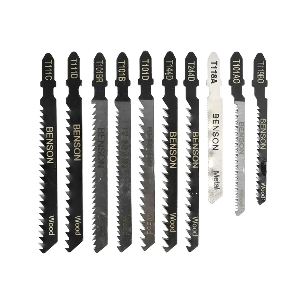 Decoupeerzaagbladen 10 dlg hout t-schacht profi