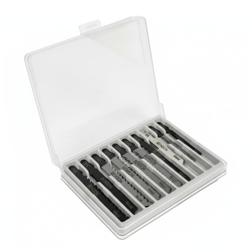 Decoupeerzaagbladen 10 dlg hout t-schacht profi