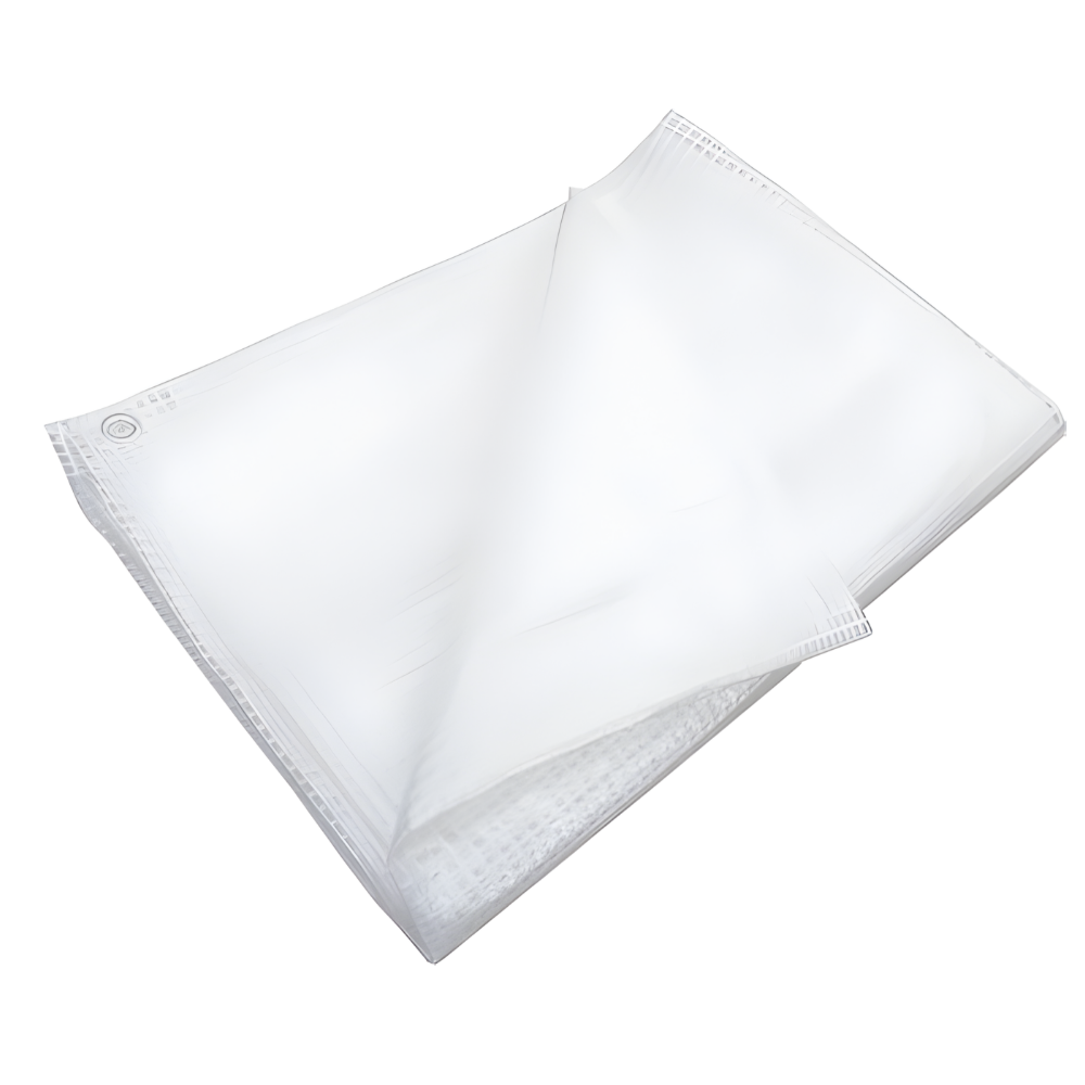 Dekzeil 3 x 4 mtr transparant leno