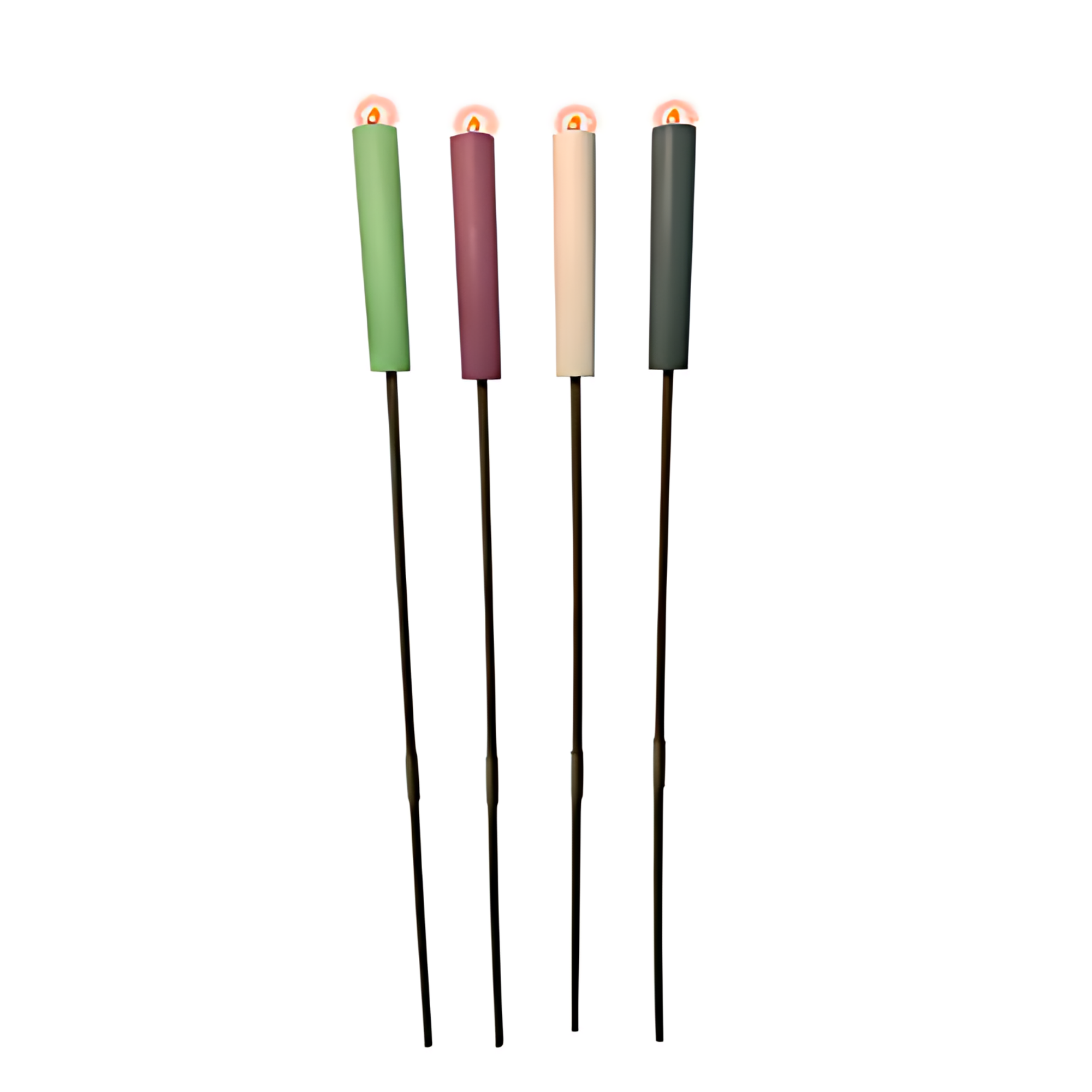 Tuinlamp solar fakkel kaars mix