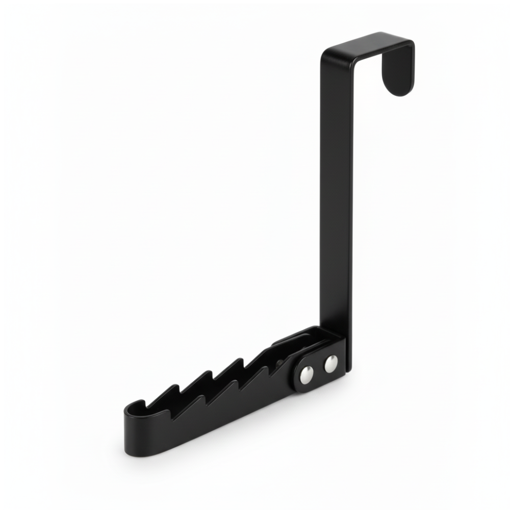 Deurhaak inklapbaar Zwart