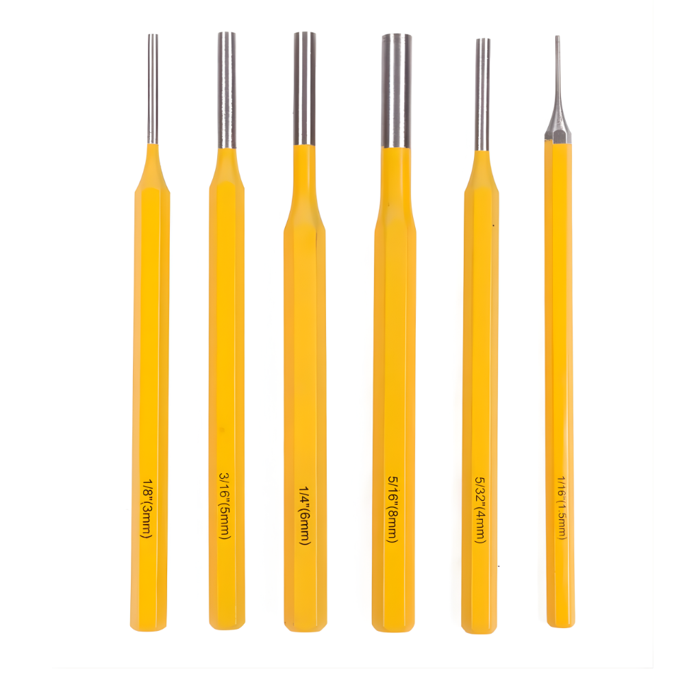 Drevel Center Set 1.5 mm - 8 mm Chroom-Vanadium Staal