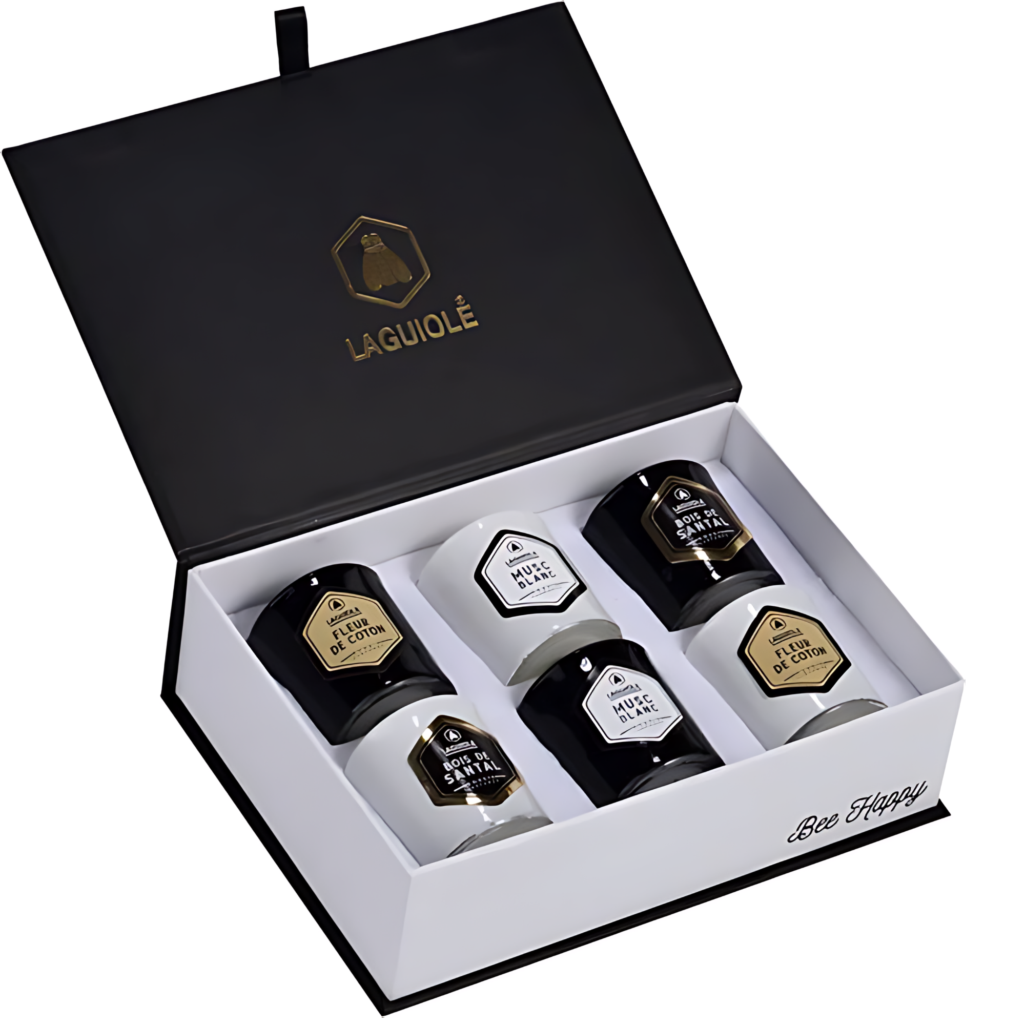 Set van 6 geurkaarsen - Laguiole - Cadeau tip - Candle Geschenkset