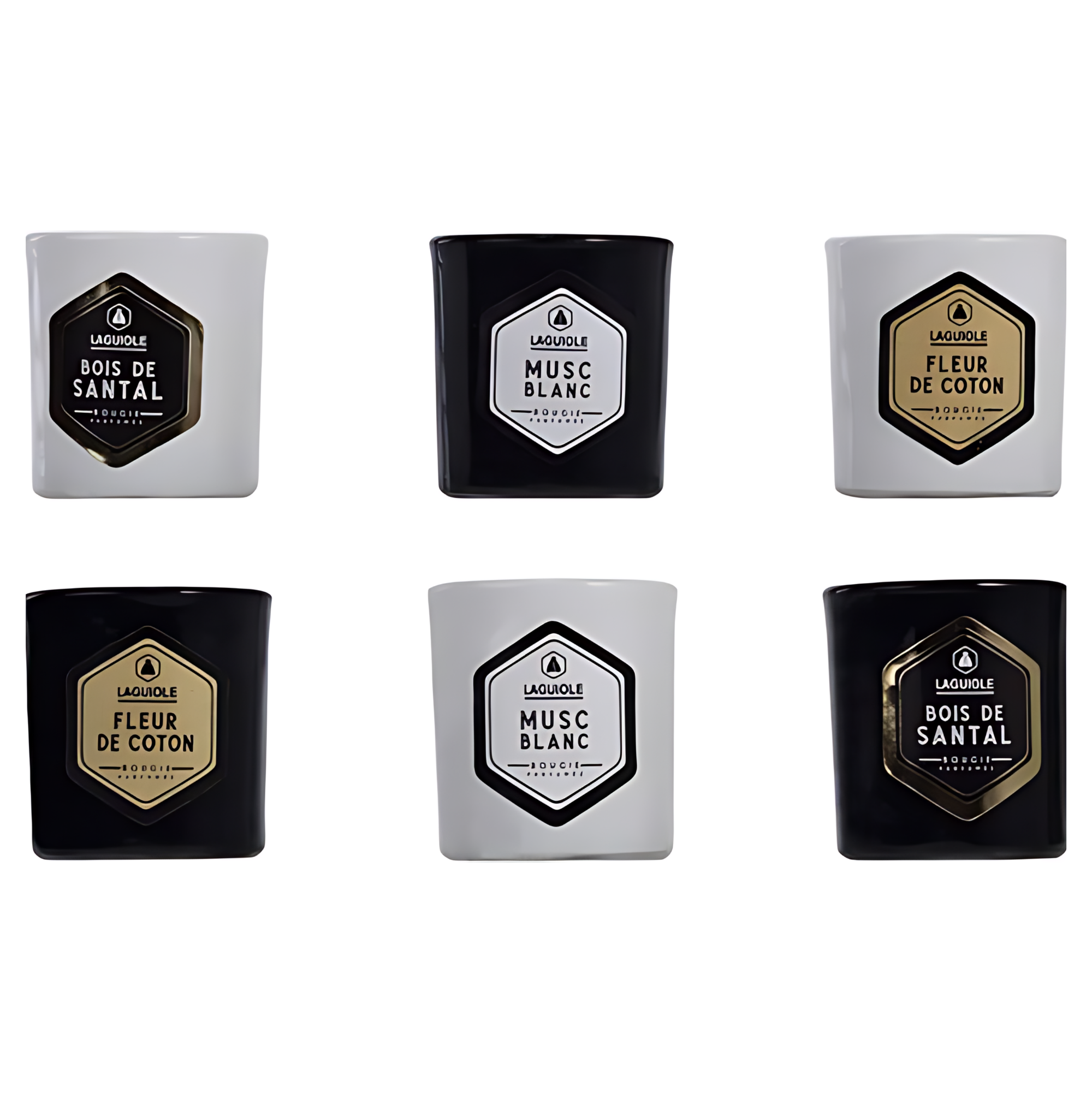 Set van 6 geurkaarsen - Laguiole - Cadeau tip - Candle Geschenkset