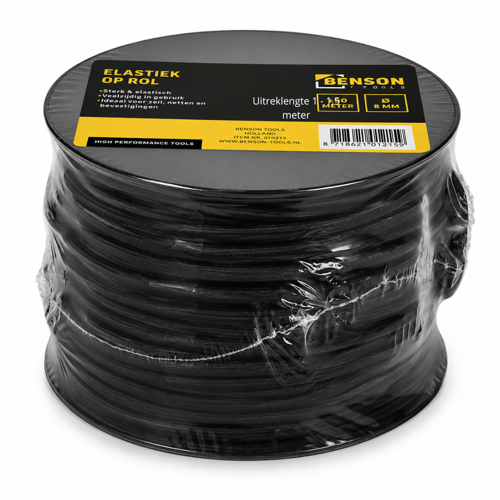 Elastiek op rol - 25 Meter - 6 mm