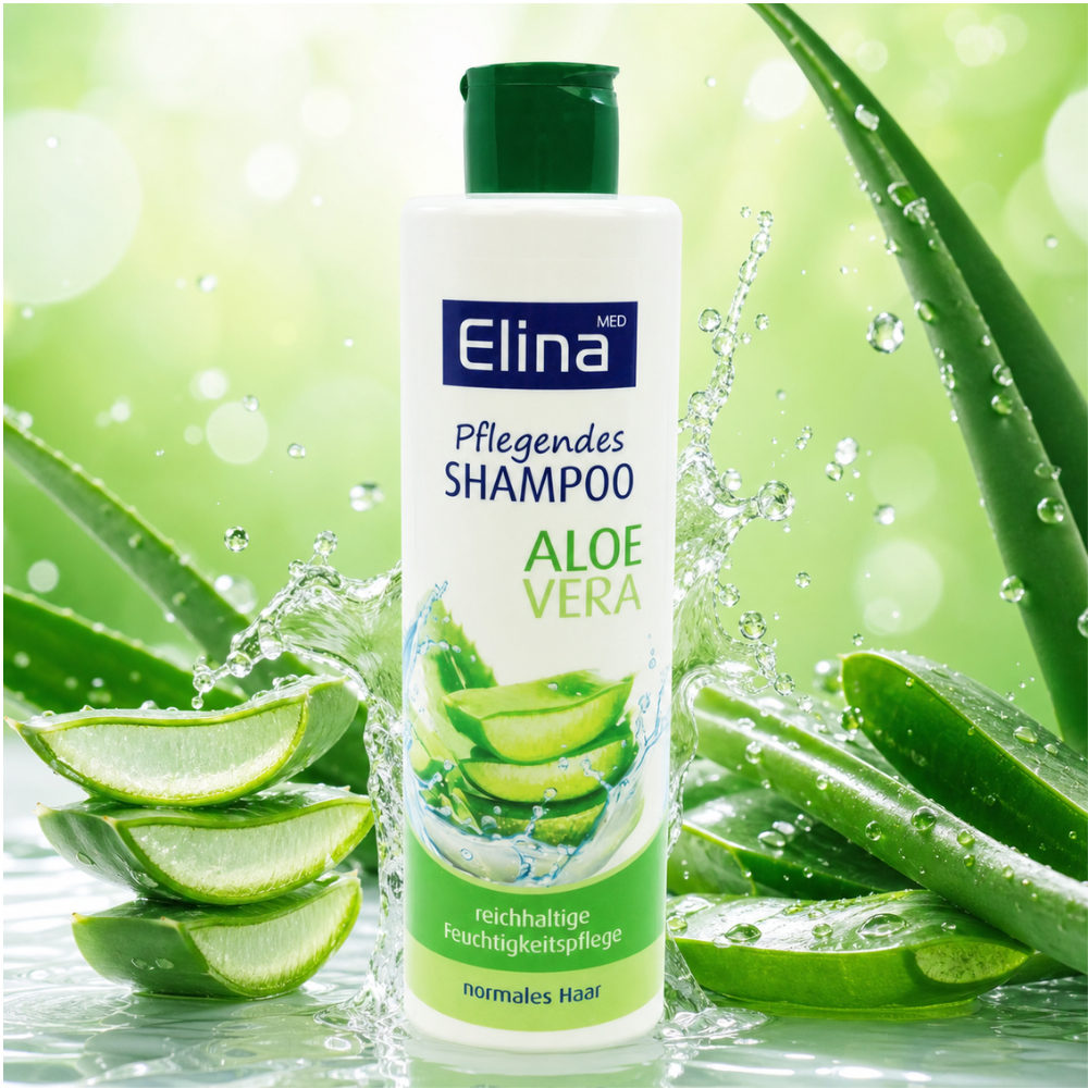 Elina Aloë Vera Shampoo 250 ml | Hydraterende Shampoo voor Normaal Haar