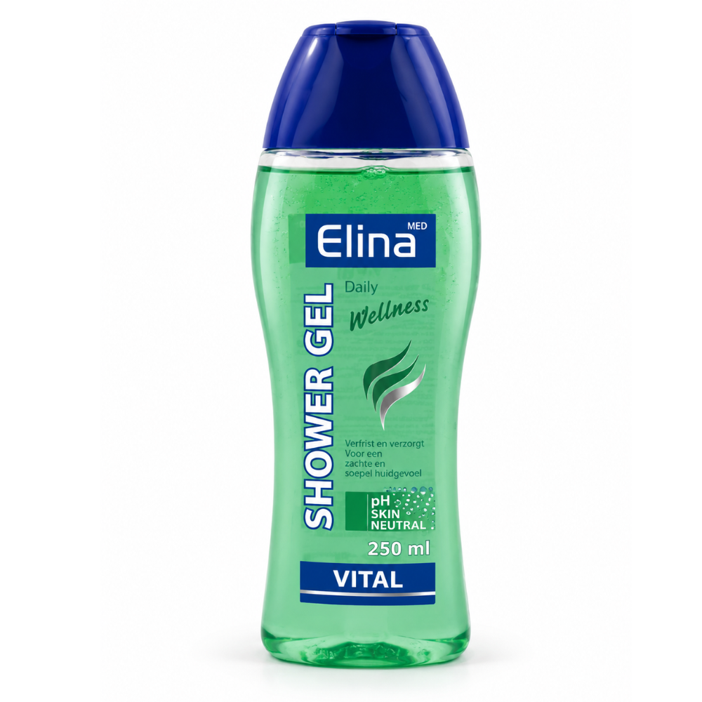 Elina Wellness Douchegel Vital 250 ml | Verzorgende Douchegel voor Alle Huidtypen