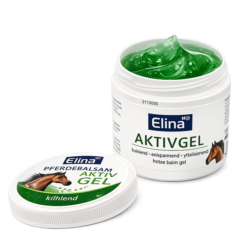 Elina Med Paardenbalsem Aktiv Gel 500ml – Kühlend | Spieren & Gewrichten