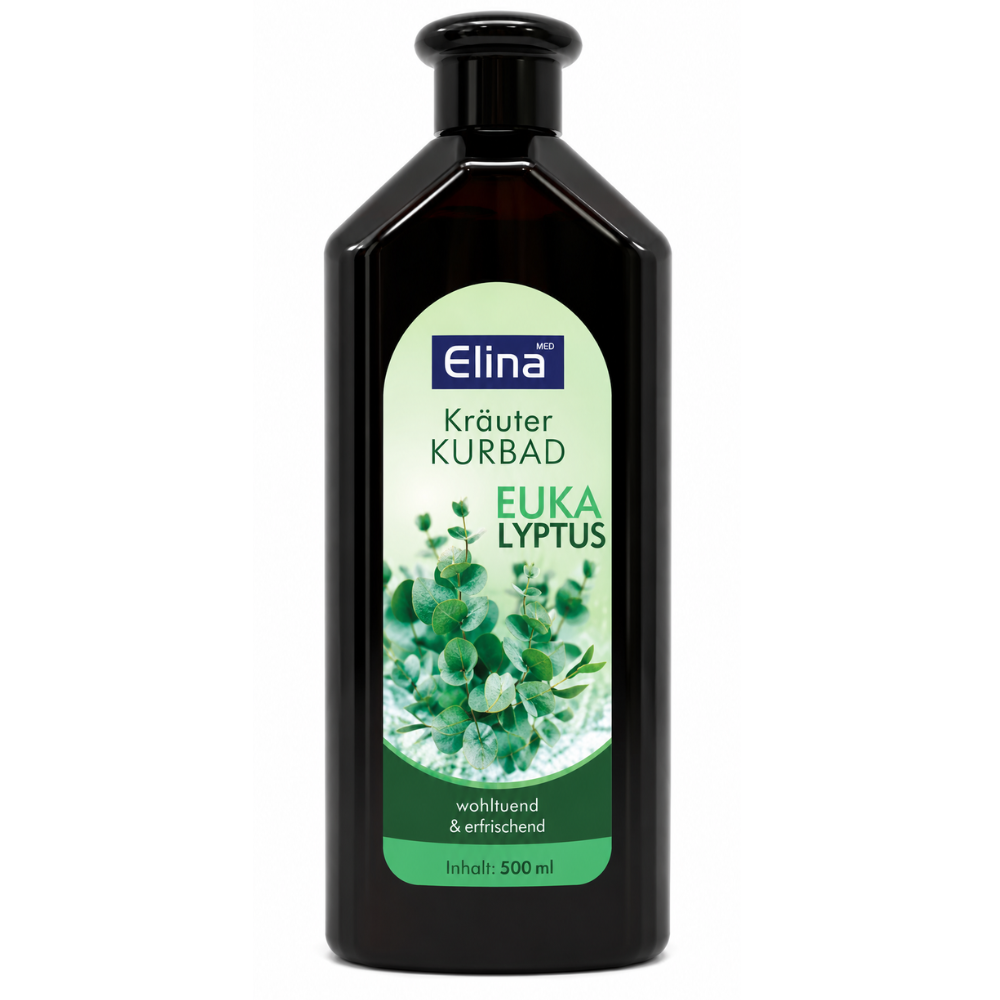 Elina Herbal Spa Badschuim 500ml – Eucalyptus – Verzachtend & Verkwikkend