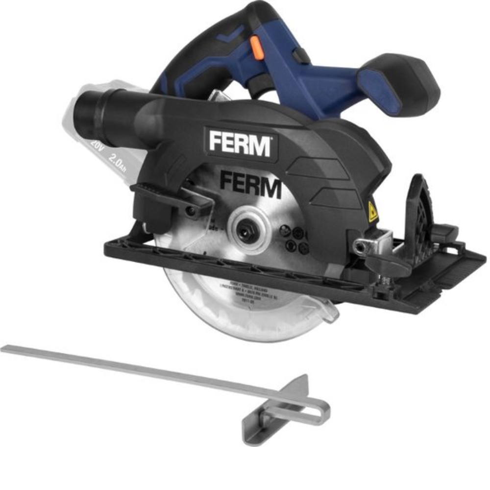 Ferm - Accu cirkelzaag 20V - 150mm - CSM1048 - F-Power- Incl. Accu en Lader