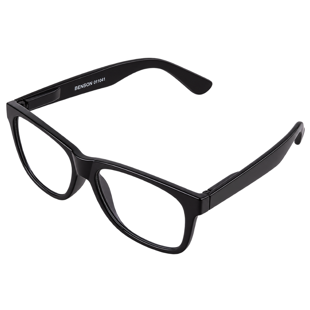 Leesbril Cannes Zwart +1.50 – Unisex | Benson Optics | Veerscharnier | 143 mm
