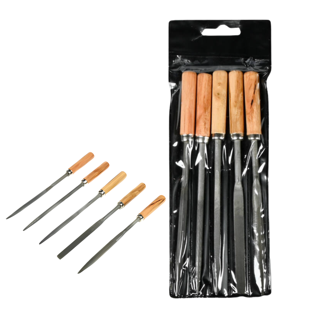 Sleutelvijlenset (5 Delig)