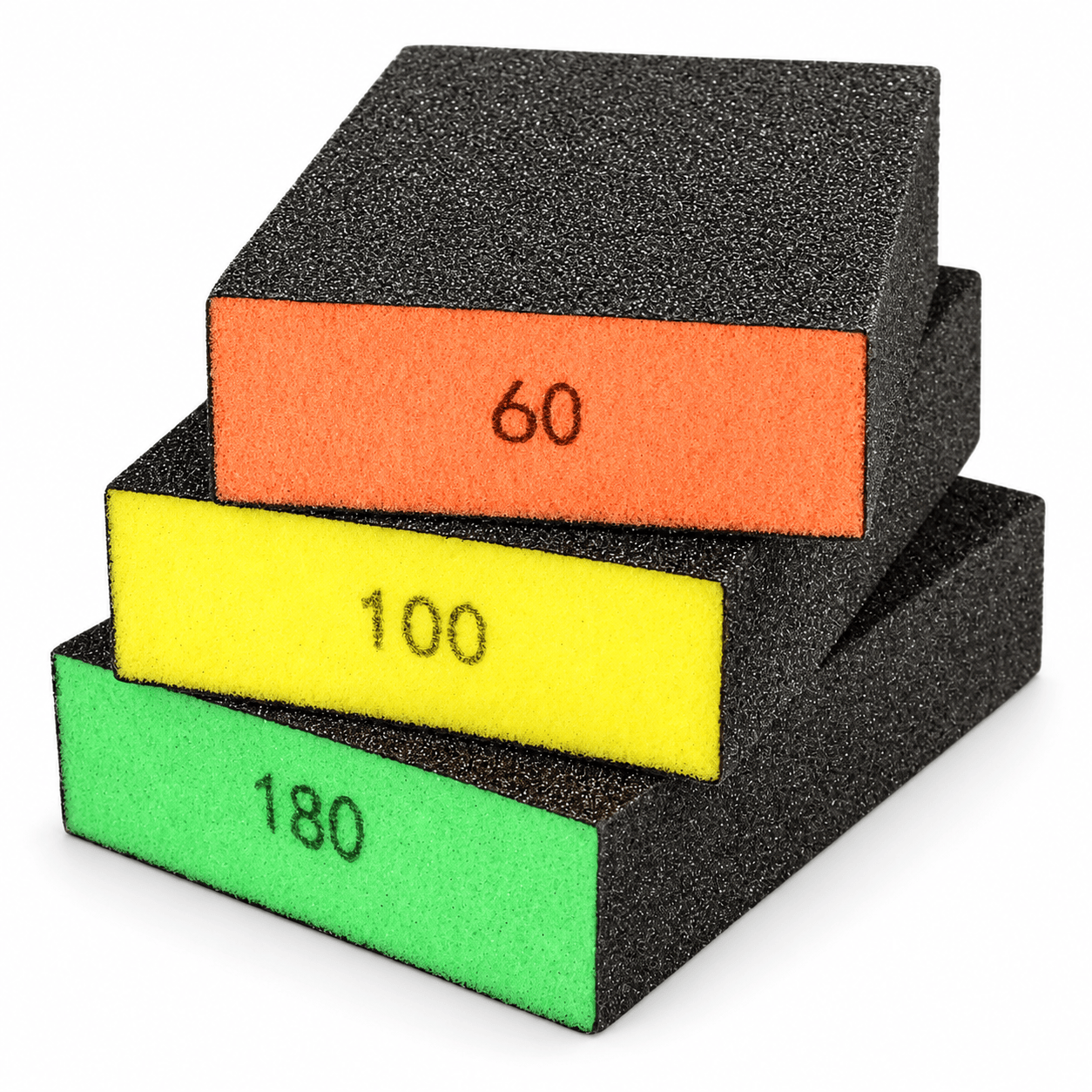 Schuurpads Set 3-delig – Fijn, Middel en Grof voor Hout en Metaal