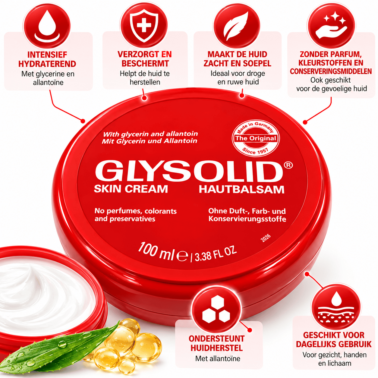 Glysolid Huidbalsem voor Droge Huid – 100 ml