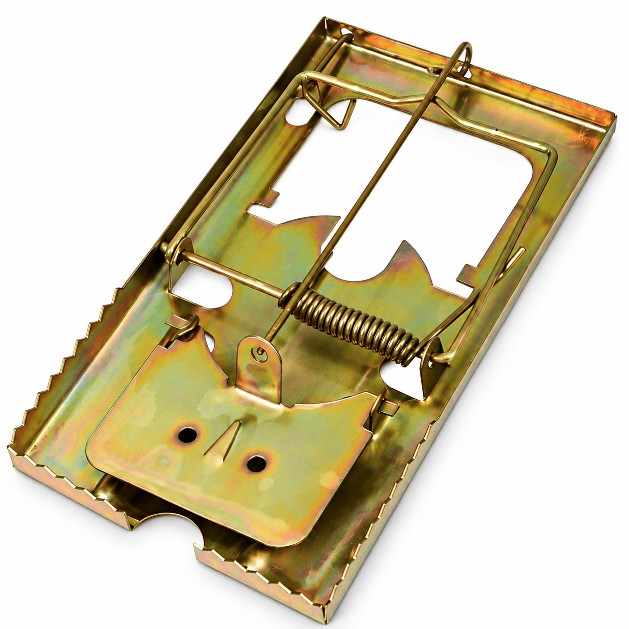 Metalen Muizenval Jumbo – Herbruikbare Klapval, 17 × 9 cm