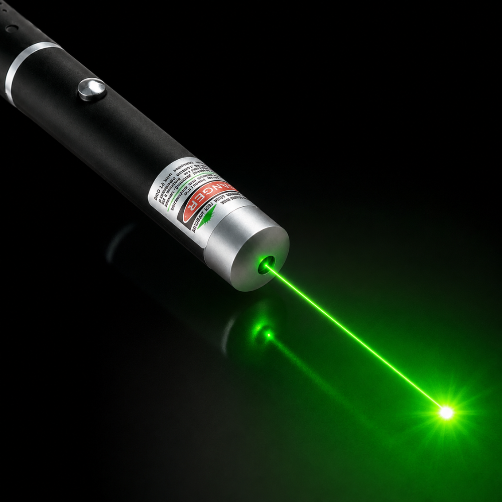 Professionele Groene Laserpen – Bereik tot 1000m – 18+ – 2x AAA