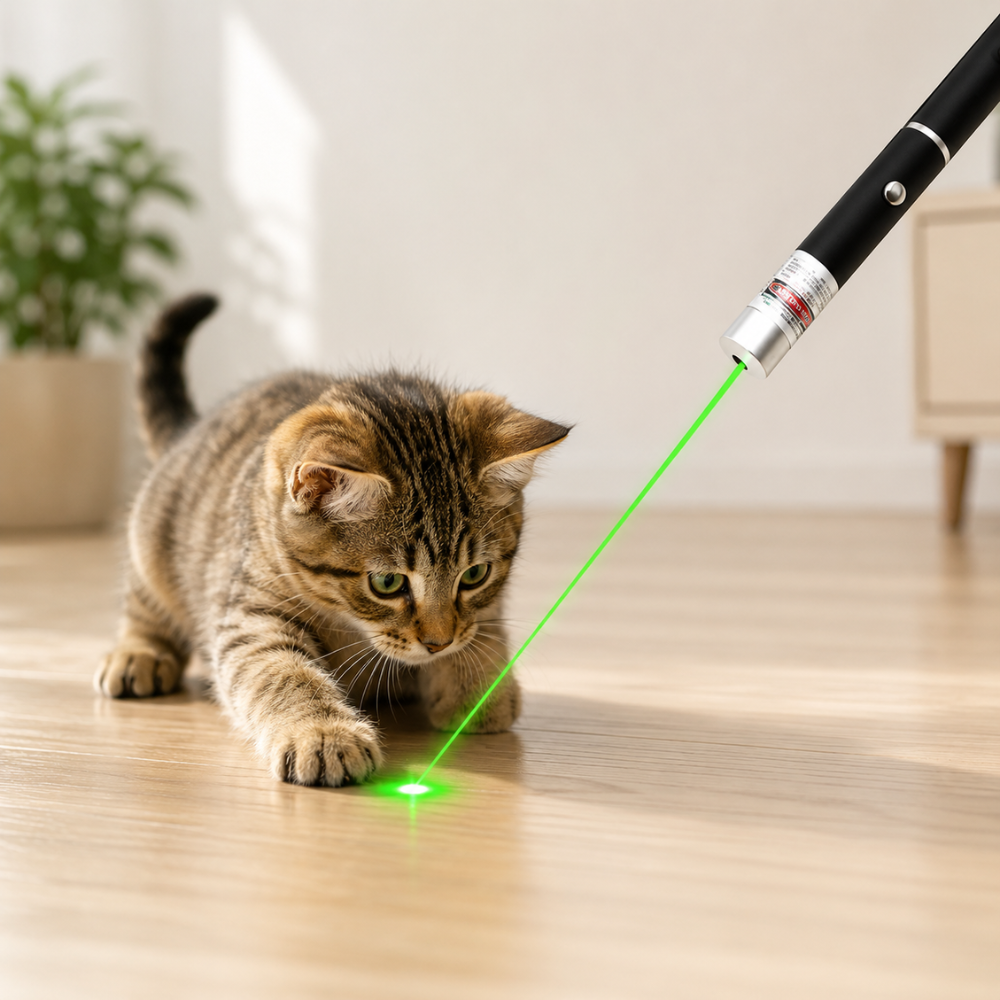 Professionele Groene Laserpen – Bereik tot 1000m – 18+ – 2x AAA